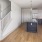 a kitchen and living room