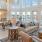 a large living room with a large window