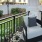 a white chair on a balcony